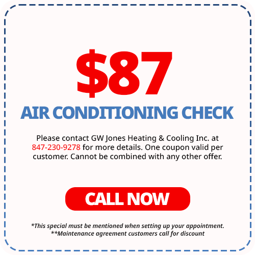 $87 Discount in air conditioning check