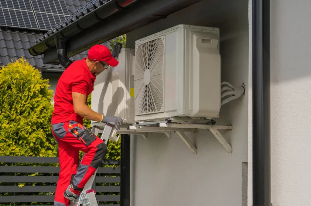 hvac-worker-performing-heat-pump-and-air-condition