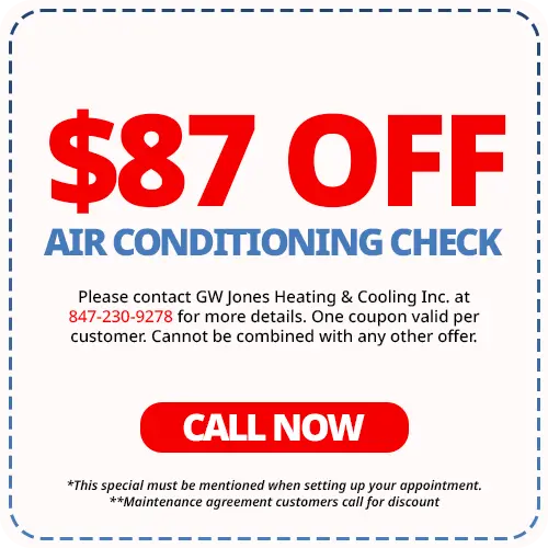 $87 off air conditioning check